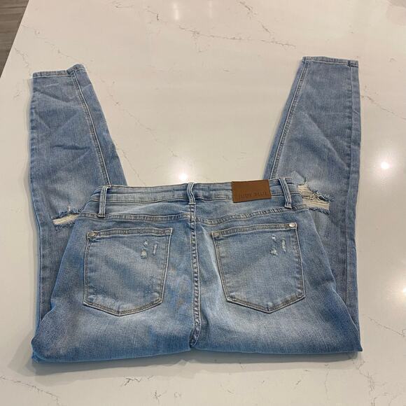 Judy Blue Distressed Skinny Jeans Size 9 /29 - Picture 4 of 10